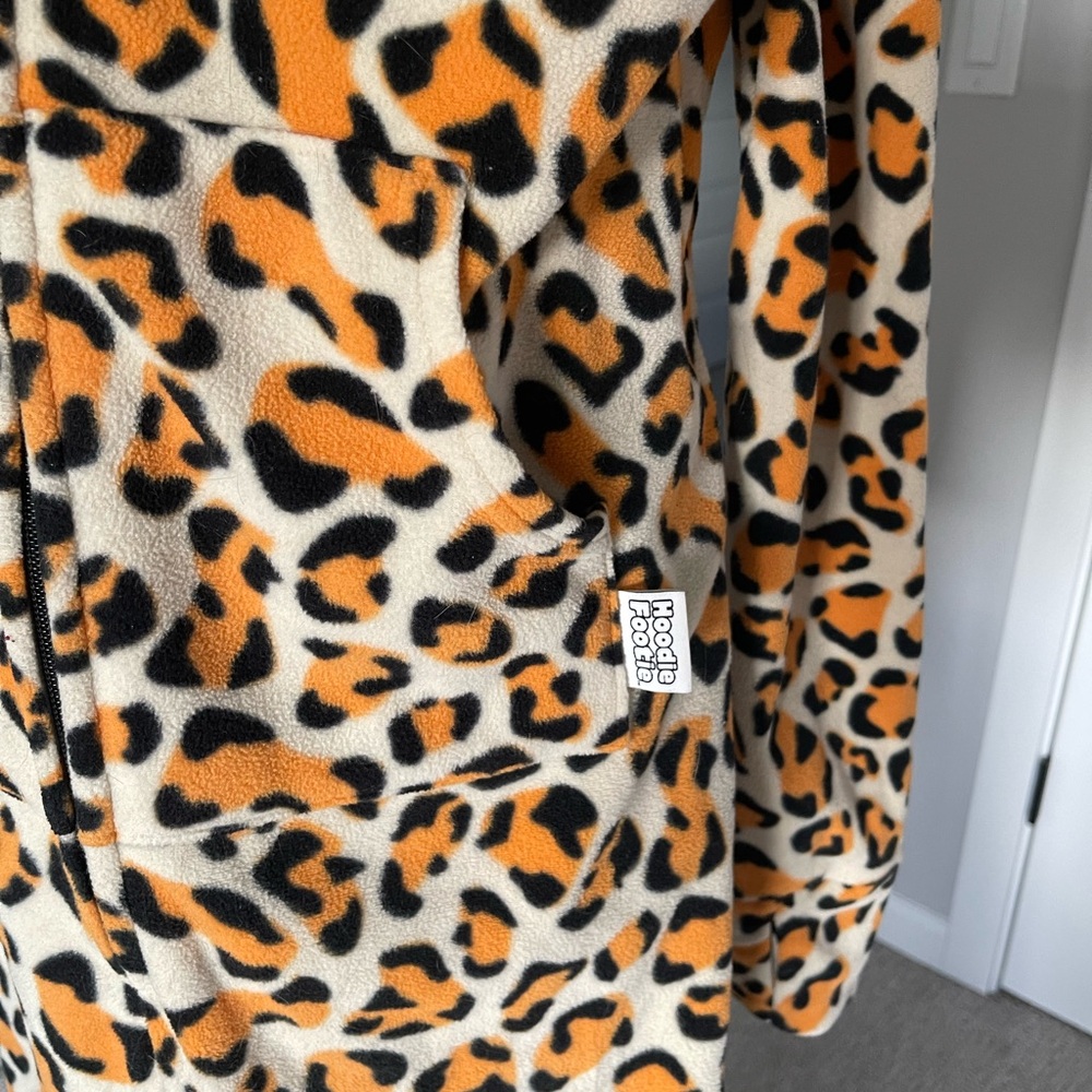 Pajamagrams Cheetah Hoodie Footie - Picture 3 of 4